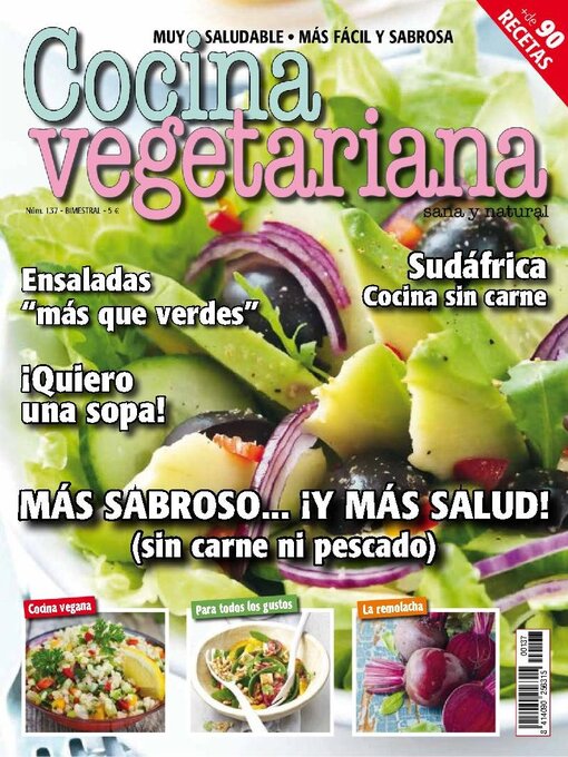 Title details for Cocina Vegetariana by CONNECOR REVISTAS S.L. - Available